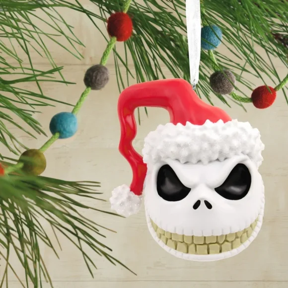 Disney Tim Burton's The Nightmare Before Christmas Jack Skellington Head - Picture 3 of 6